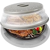 2 in 1, Upgrade Microwave Food Cover & Mat- Mat as Bowl Holder