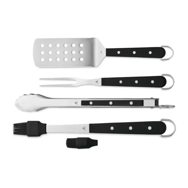 WÜSTHOF 4-Piece Stainless Steel BBQ Tool Set