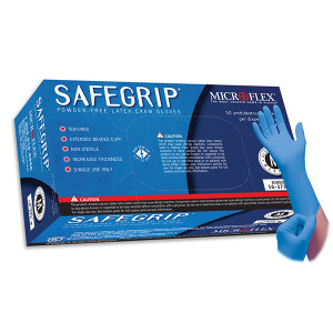 ANSELL MICROFLEX SAFEGRIP SG-375 EXAM GLOVES