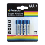 Polaroid Super Alkaline Batteries AAA-4Pk